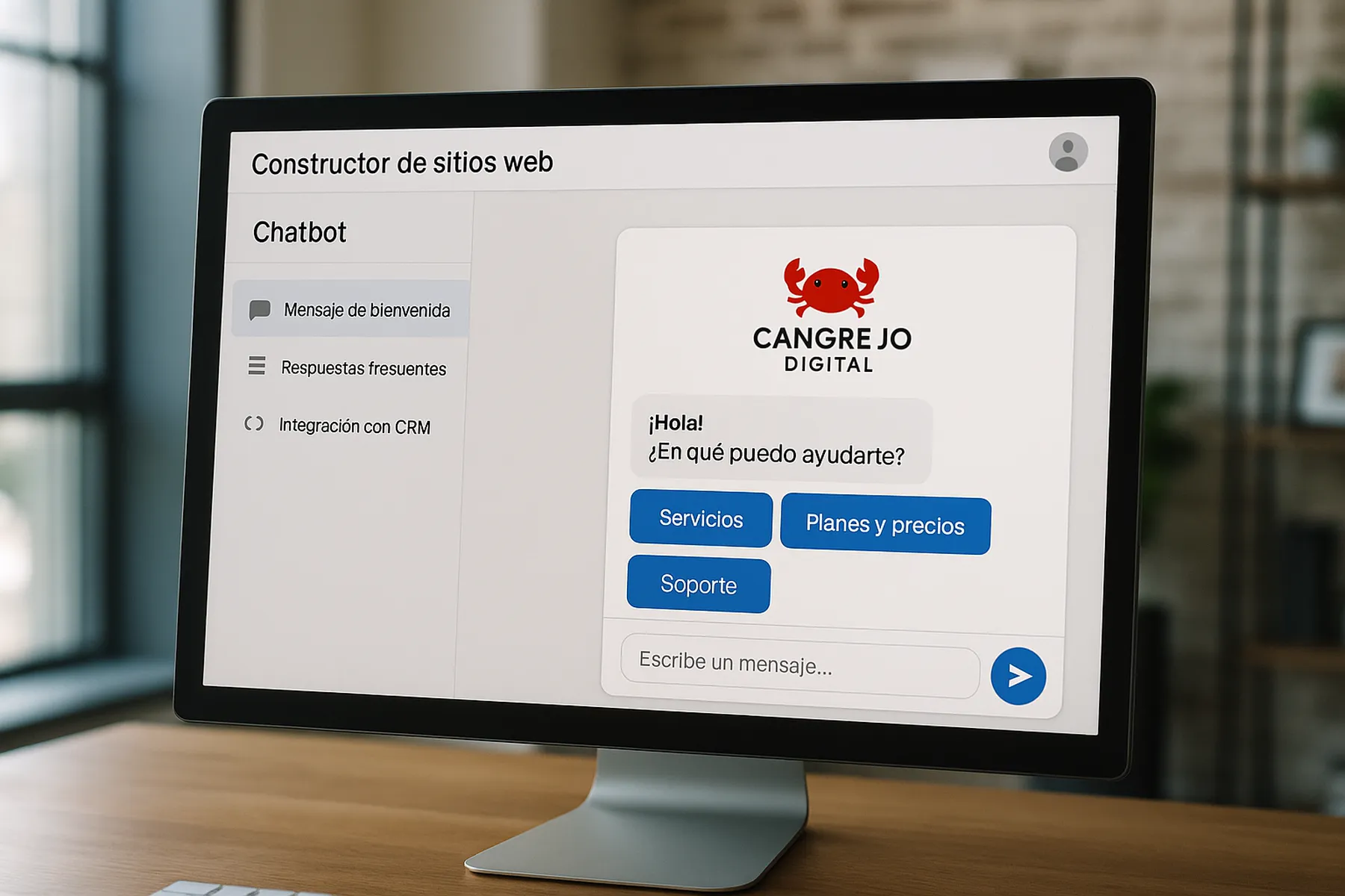 chatbots en sitios web Cangrejo Digital 4