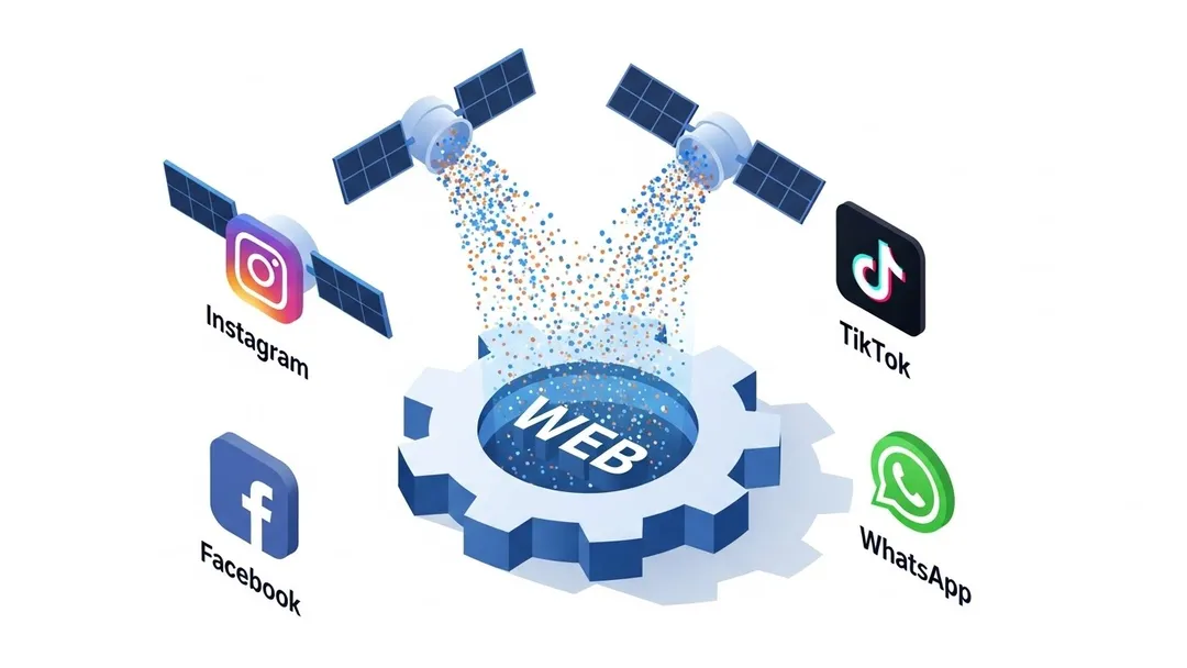 Página Web Vs Redes Sociales Colombia Agencia De Marketing Digital Cangrejo Digital 1