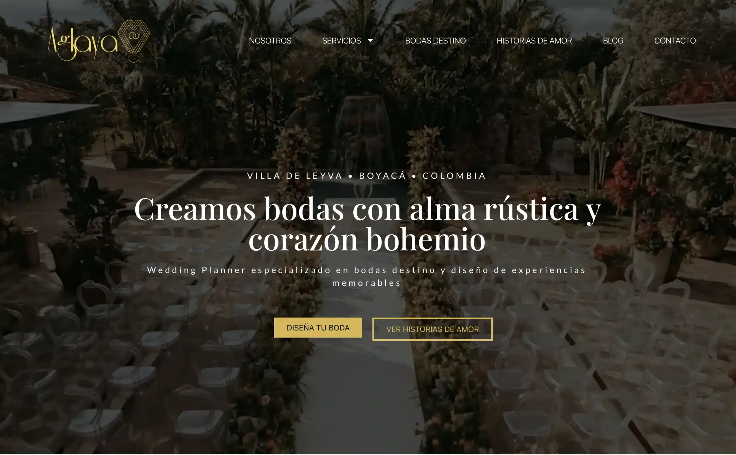 Web Aglaya Bodas