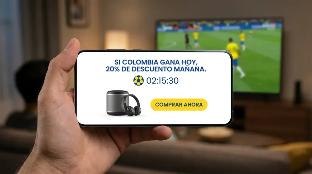 Oferta Ecommerce Copa Mundial Colombia Gana Descuento 2