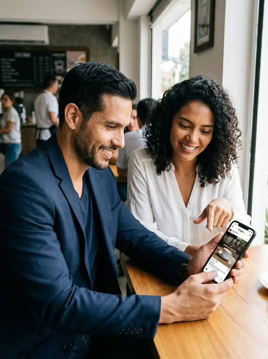 Clienta aprobando una campaña de Meta Ads gestionada por Cangrejo Digital en Colombia