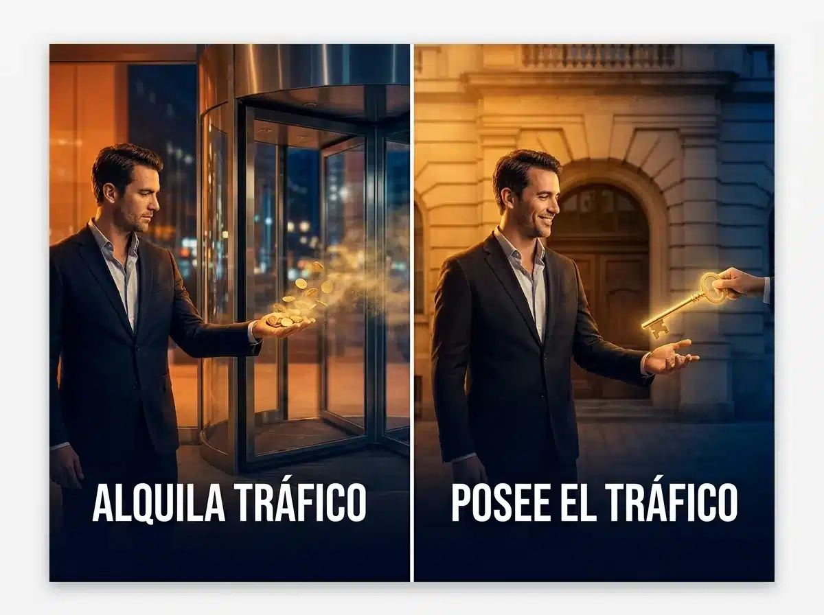 Comparación entre alquilar tráfico con pauta pagada y poseer el tráfico con SEO orgánico